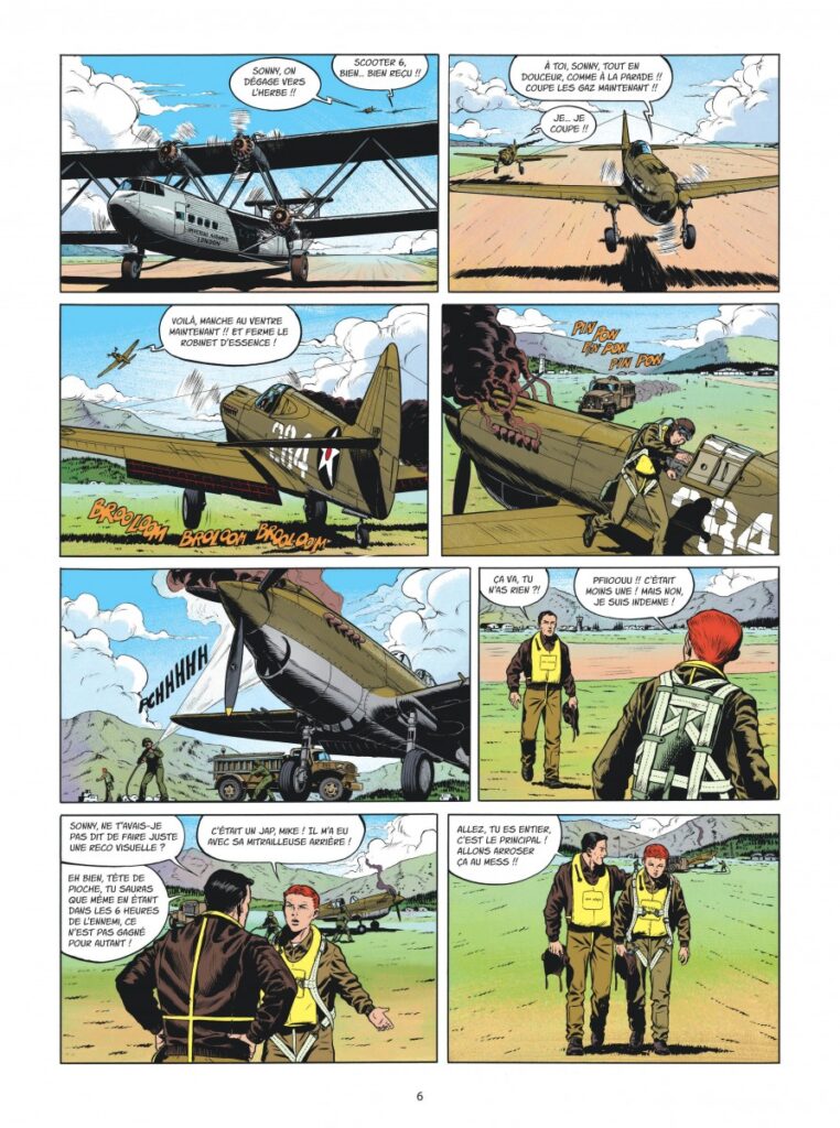Buck Danny Origines tome 4 Sonny Tuckson 2/2 Lettres à Jo Dupuis planche 6
