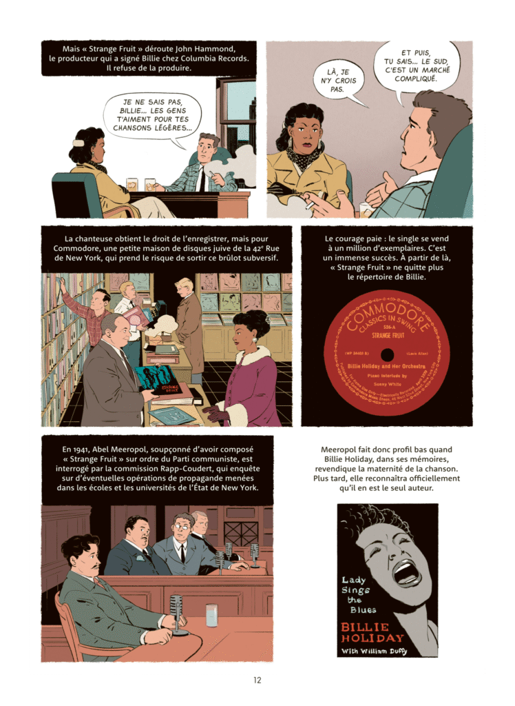 Chansons Rebelles Gallimard Bande Dessinée planche 12