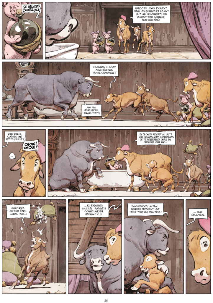 Le Château des Animaux tome 4 Casterman planche 26
