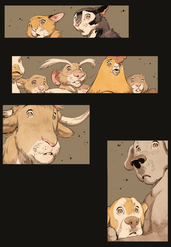 Le Château des Animaux tome 4 Casterman planche