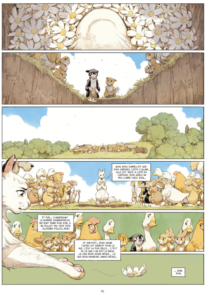 Le Château des Animaux tome 4 Casterman planche 92