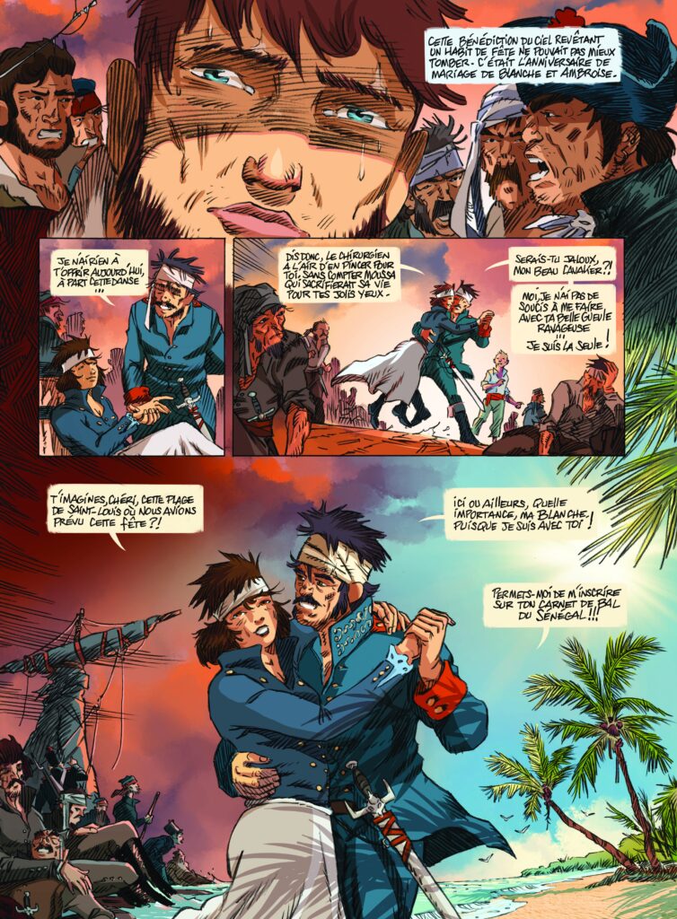 L'oubliée du radeau de la Méduse Marabulles planche