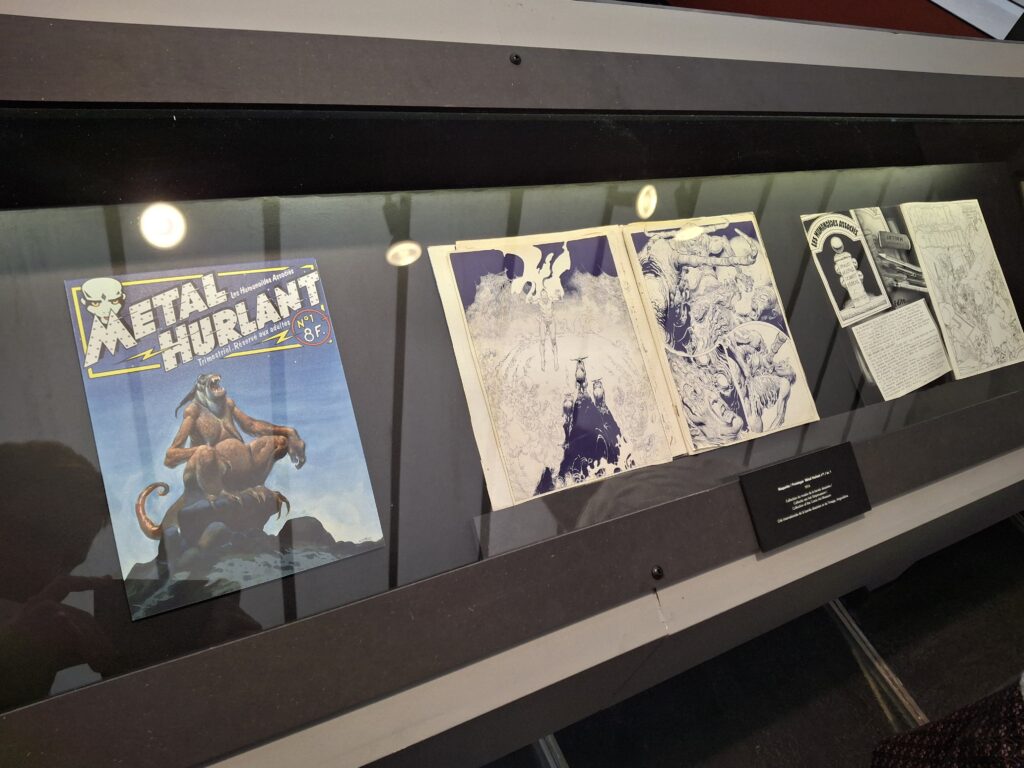 Le premier numéro du magazine ainsi que quelques projets de planches - Photo Stéphane Triquoit