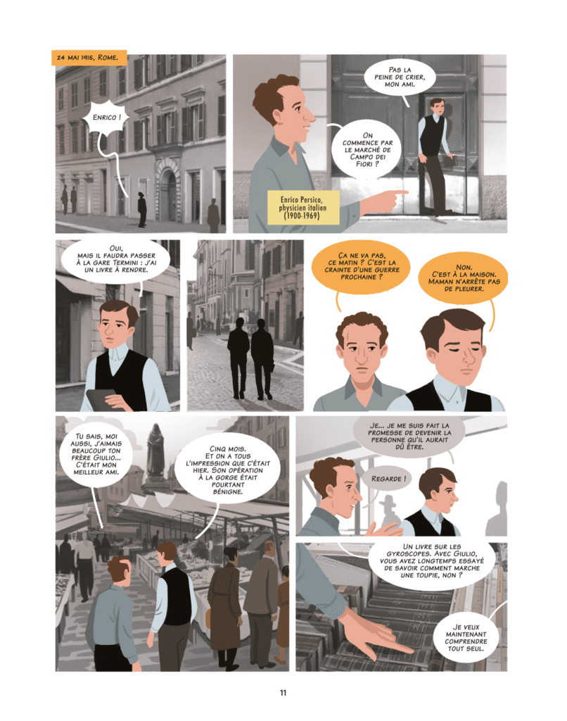 Les garçons de la rue Panisperna Dunod Graphic planche 11