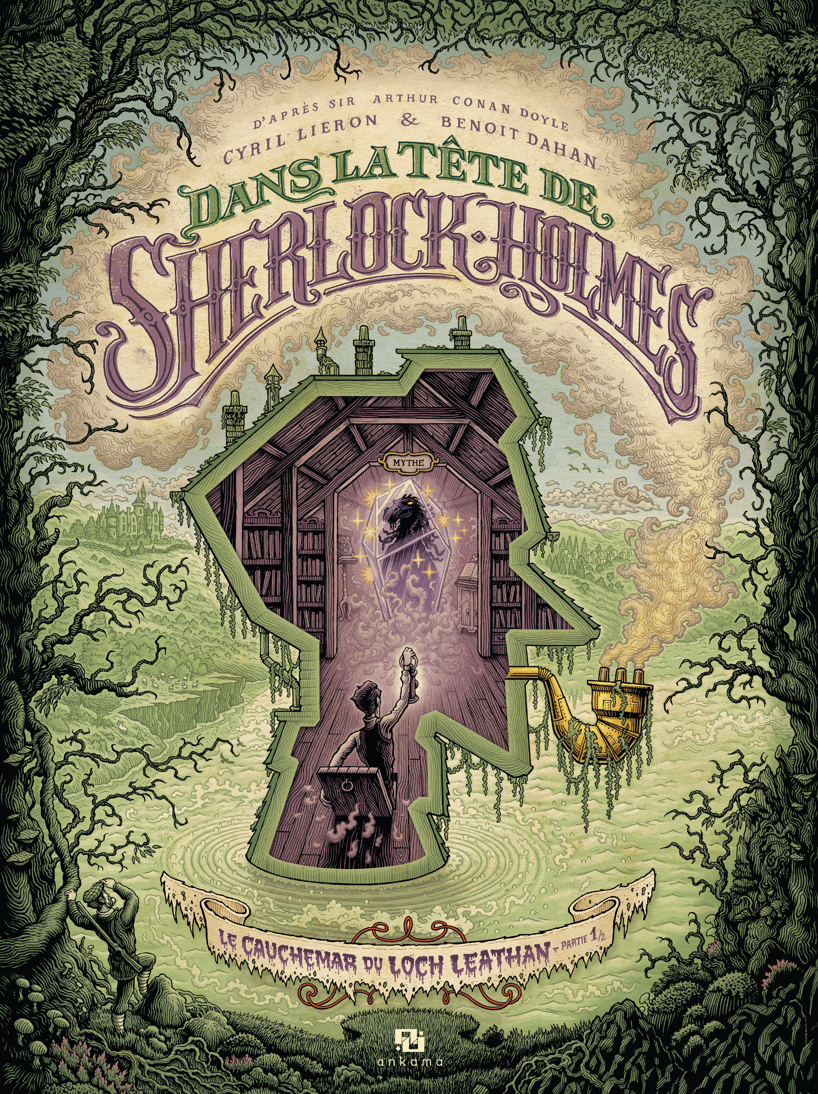 Dans la tête de Sherlock Holmes Ankama couverture