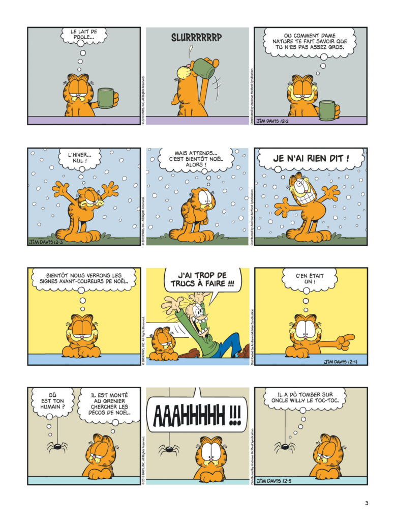 Garfield tome 80 Dargaud planche 3