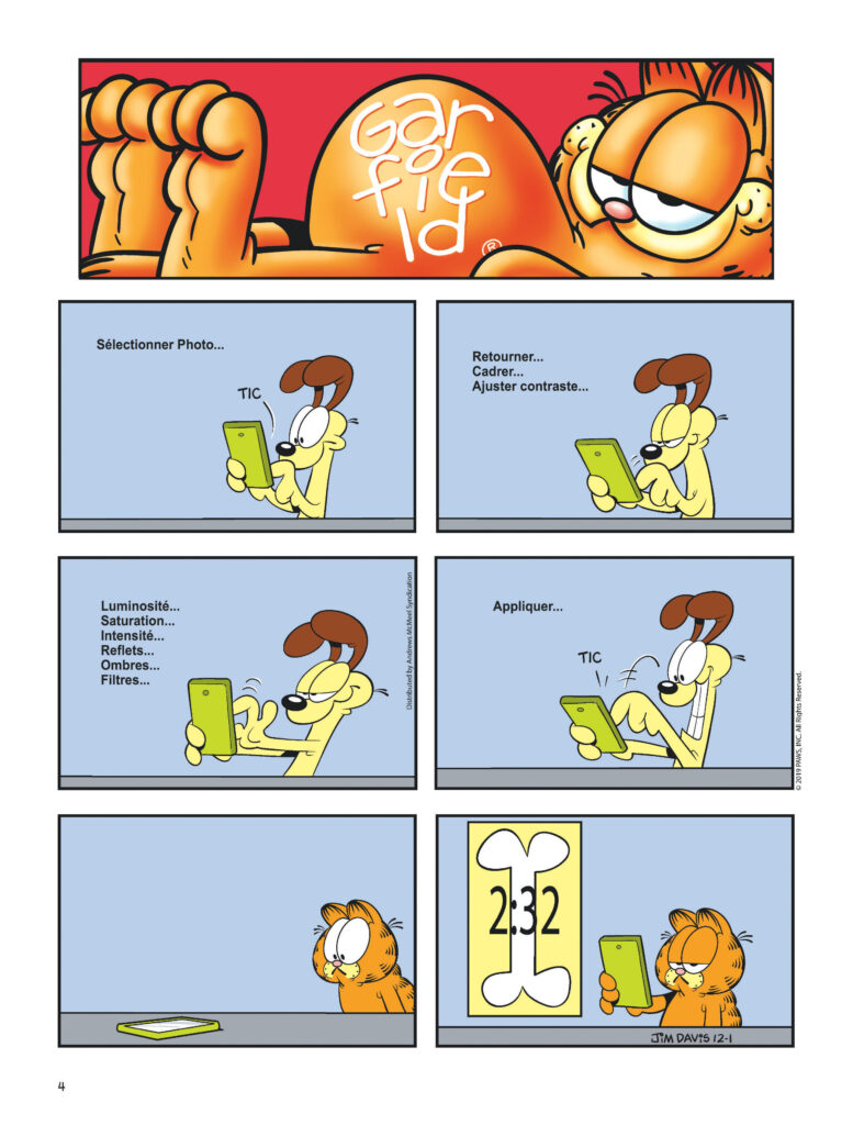 Garfield tome 80 Dargaud planche 4