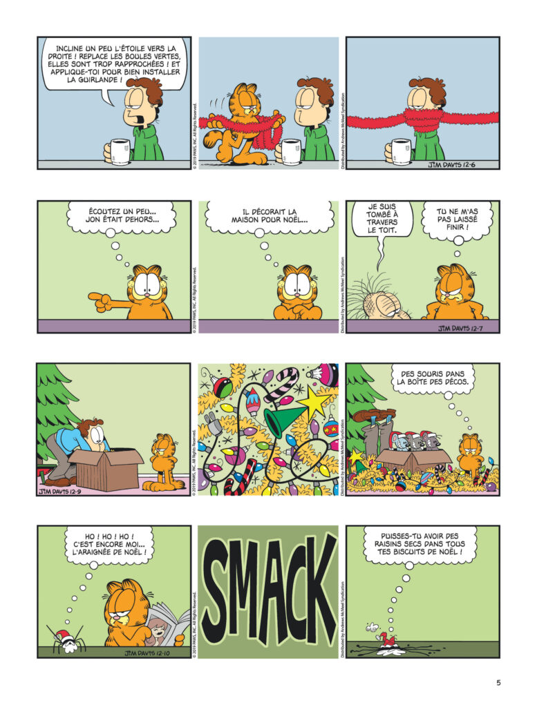 Garfield tome 80 Dargaud planche 5