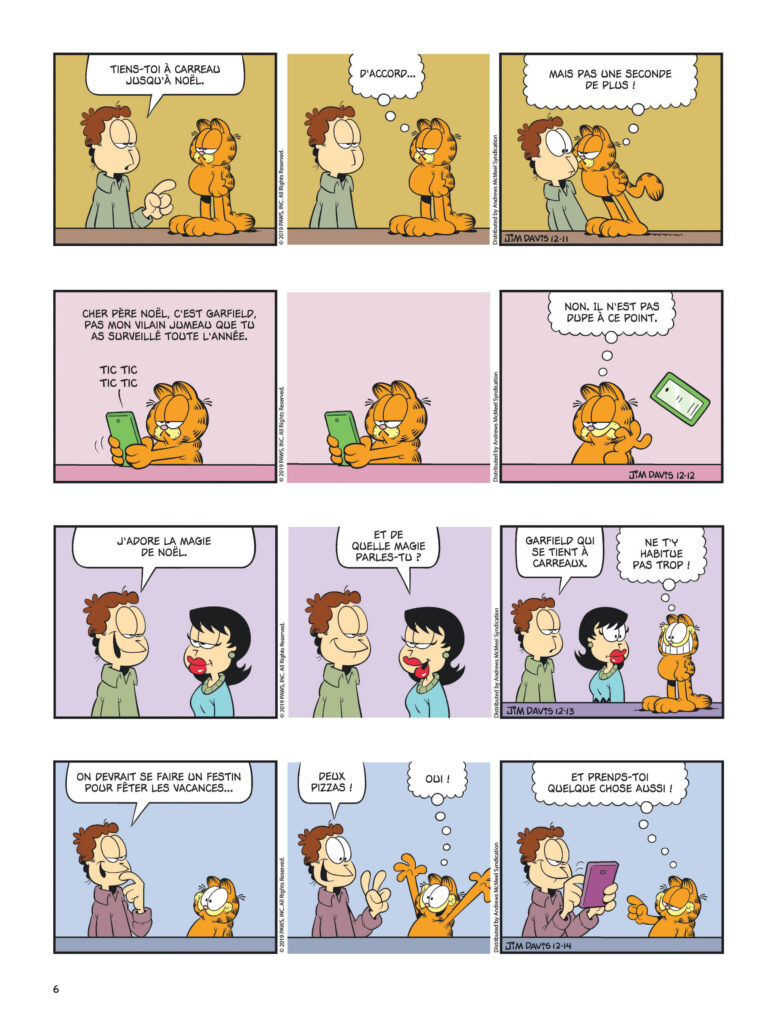 Garfield tome 80 Dargaud planche 6