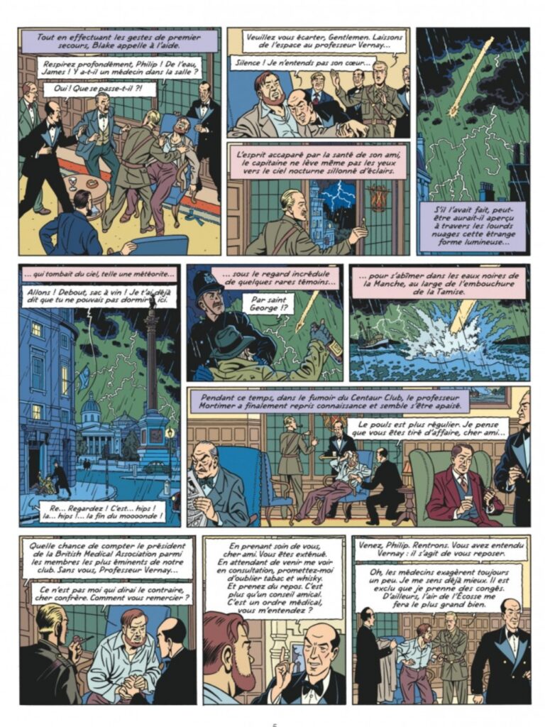 Les aventures de Blake et Mortimer tome 31 La Menace Atlante planche