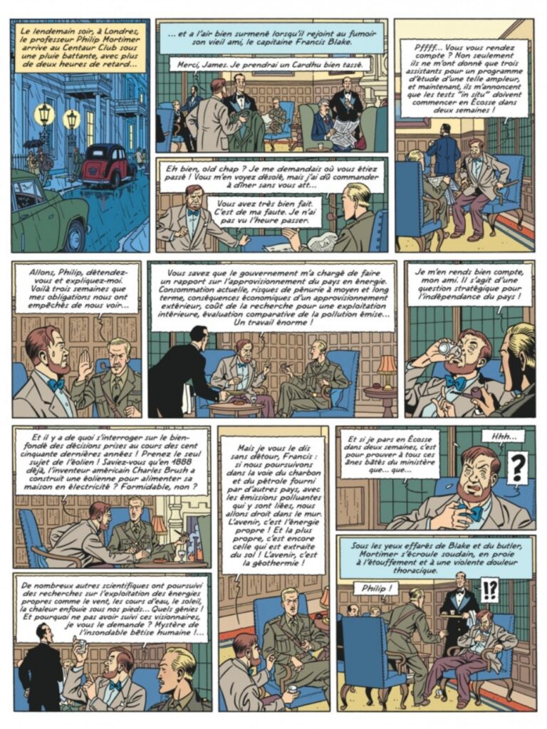 Les aventures de Blake et Mortimer tome 31 La Menace Atlante planche