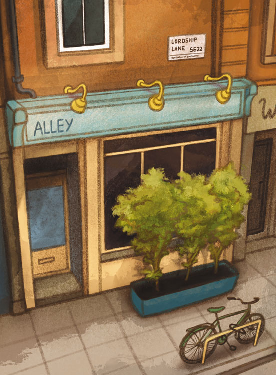 Arrière-cuisine Futuropolis planche