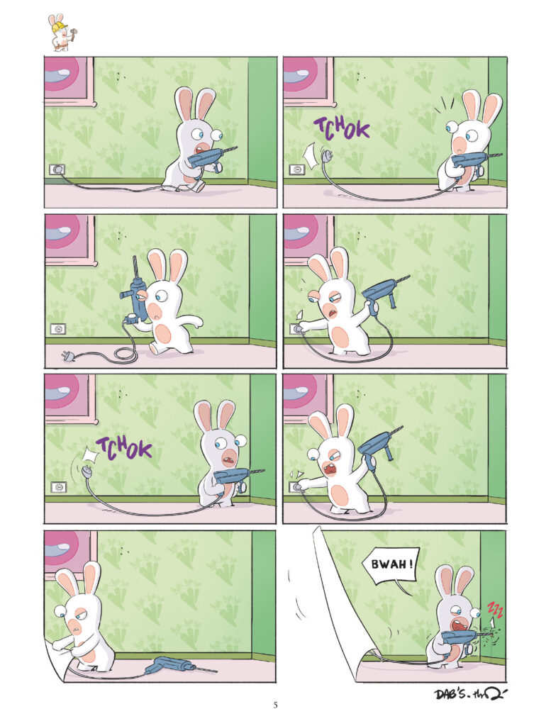 The lapins crétins tome 18 Glénat / Ubisoft planche 5