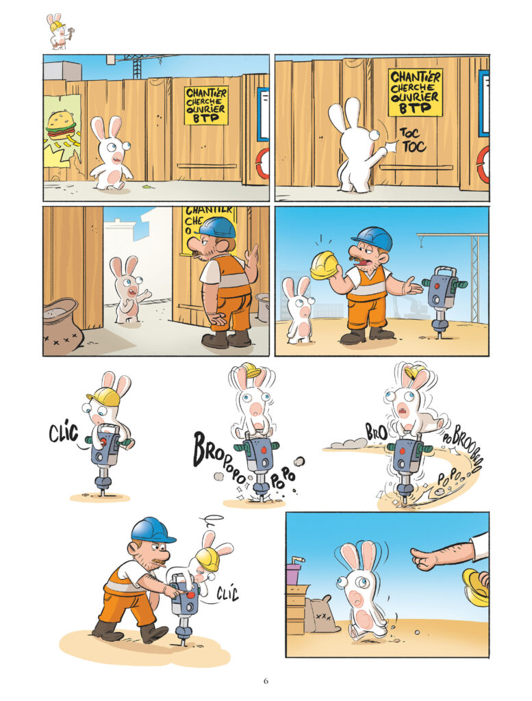 The lapins crétins tome 18 Glénat / Ubisoft planche 6