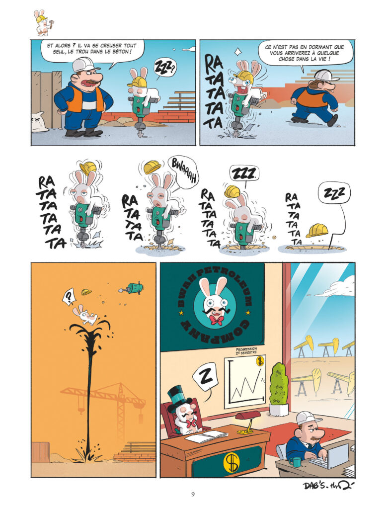 The lapins crétins tome 18 Glénat / Ubisoft planche 9