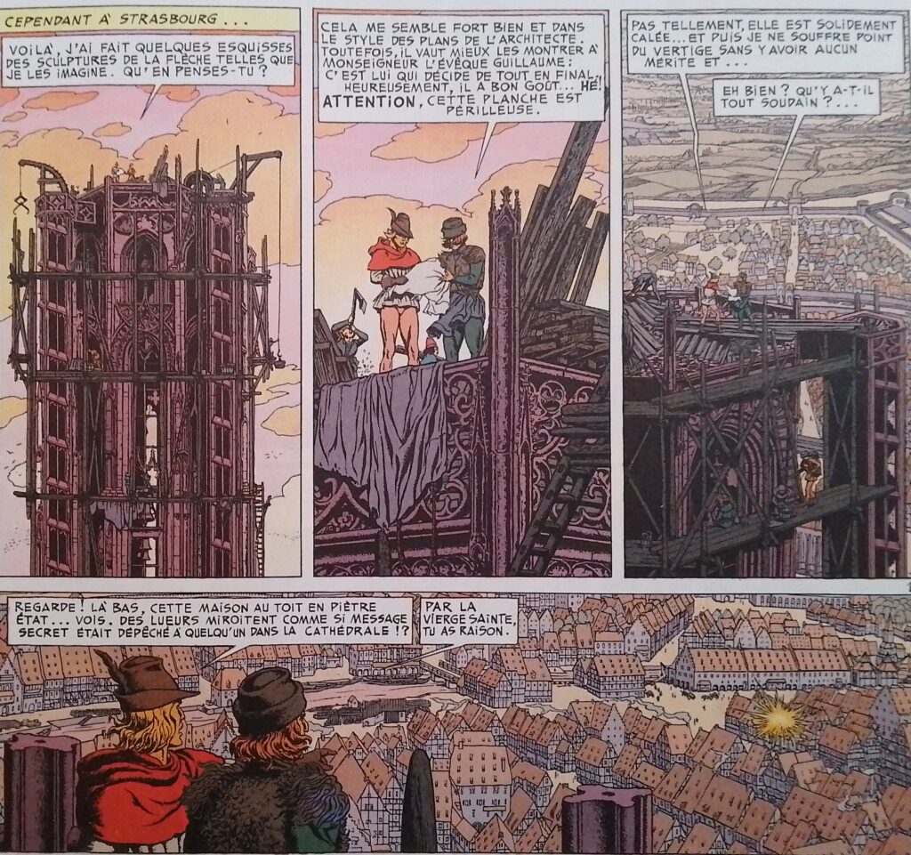 Planche 13 © Jhen tome 5 : La cathédrale - Jacques Martin, Jean Pleyers - Casterman