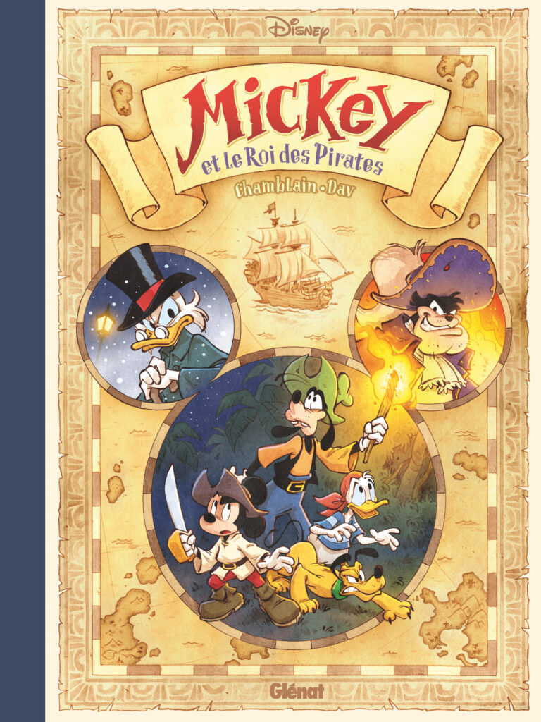 Mickey et le roi des pirates Glénat 2026 couverture