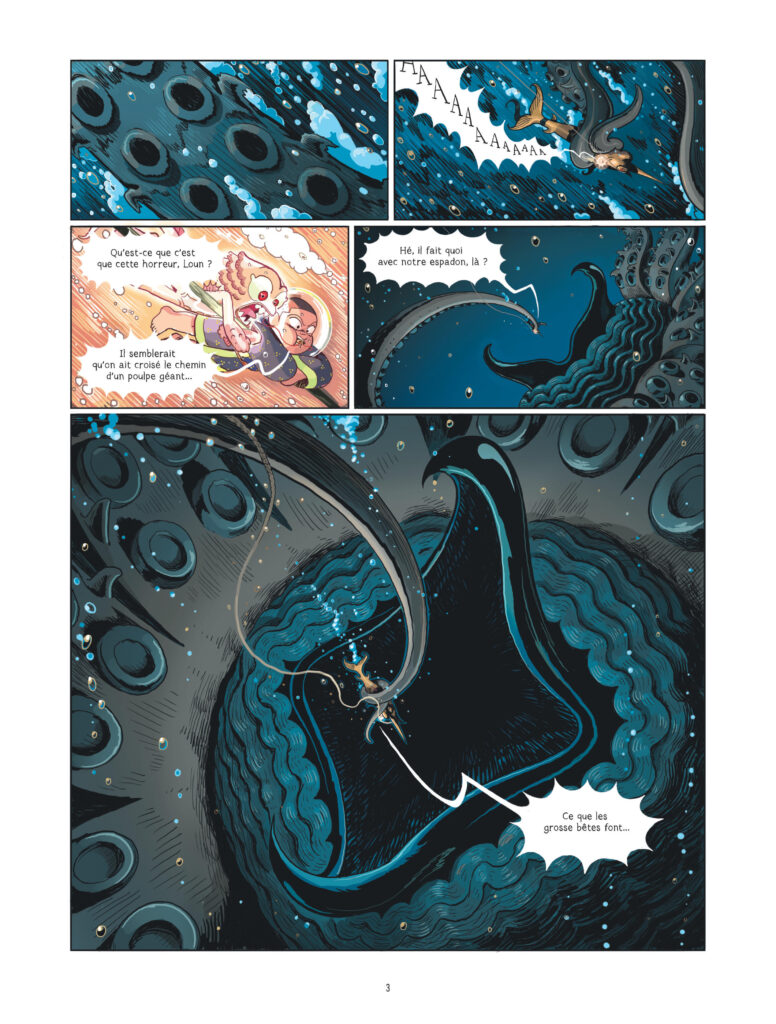Le pêcheur et la salamandre tome 2 Dargaud planche 3