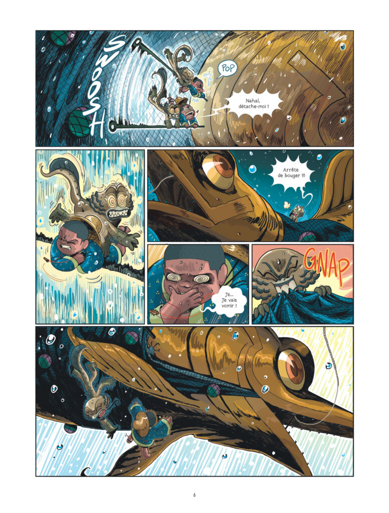 Le pêcheur et la salamandre tome 2 Dargaud planche 6