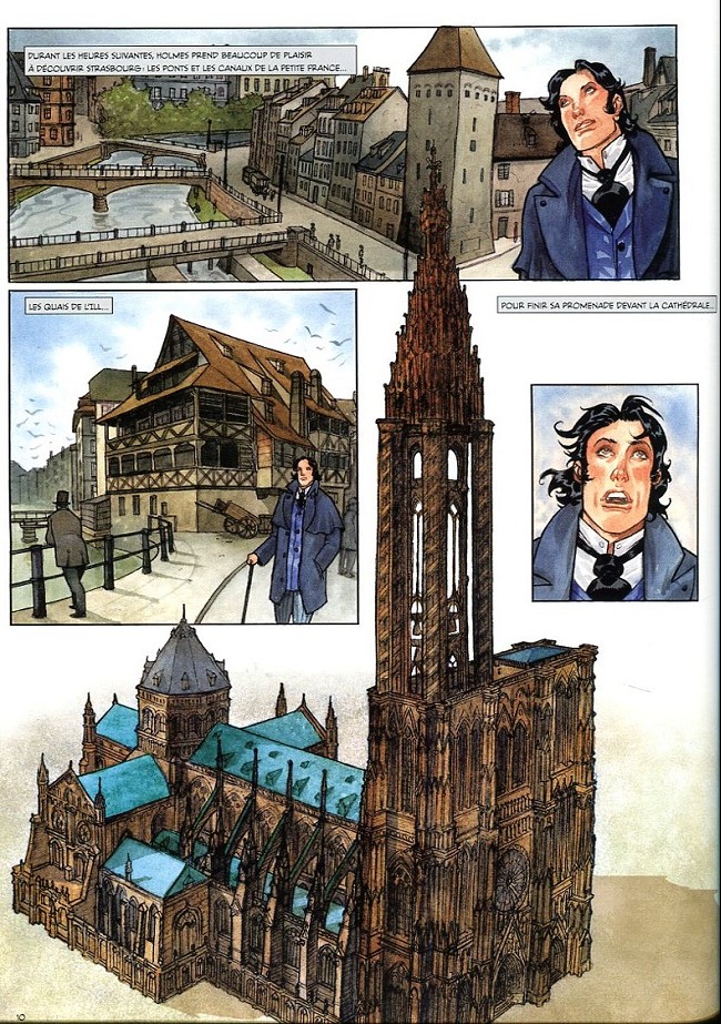 Planche de 
© Sherlock Holmes tome 2 : Retrouvailles à Strasbourg - Roger Seiter, Giuseppe Manunta - Le Verger Editeur