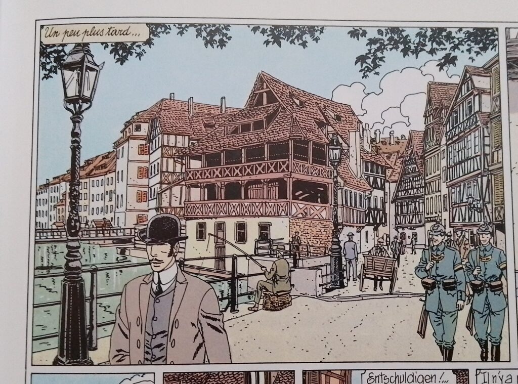 Planche 5 © Victor Sackville : La cigogne noire - Carin, Rivière, Borile - Le Lombard