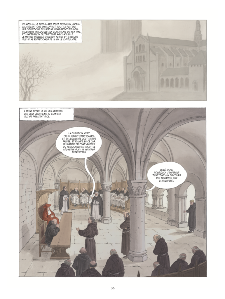 Le nom de la rose Livre second Glénat planche 36