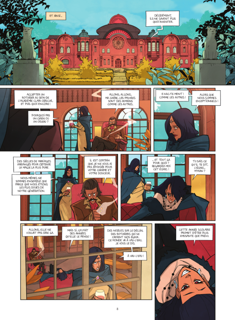 L'Académie Clair-Obscur tome 1 Drakoo planche 8