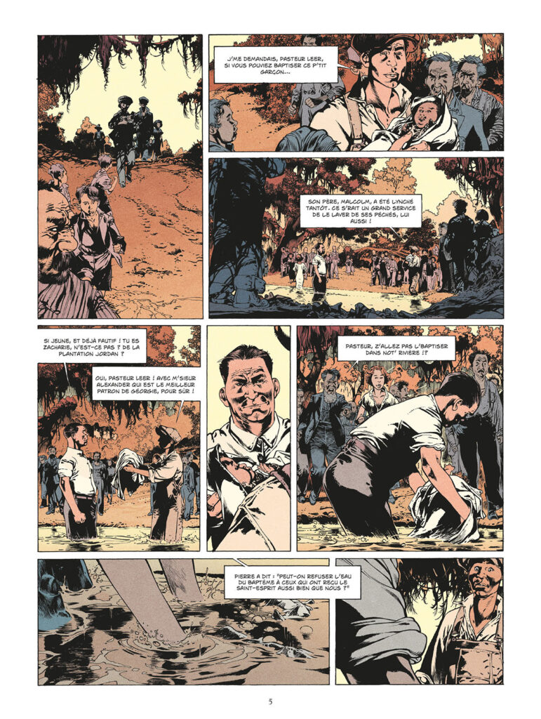 Au sud, l'agonie Glénat planche 5
