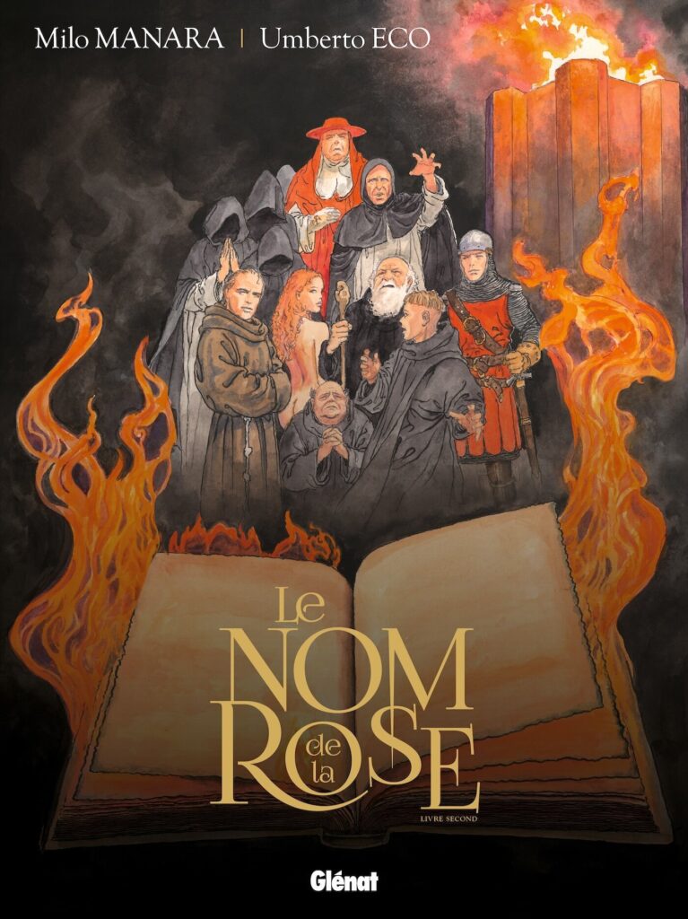 Le nom de la rose Livre second Glénat couverture