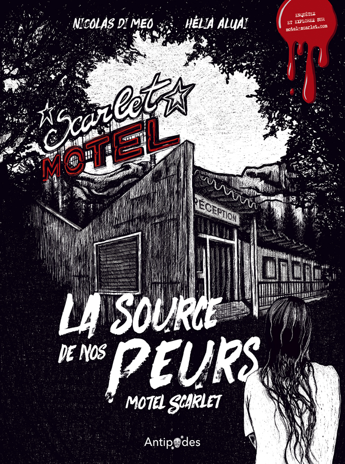 La source de nos peurs Motel Scarlet Antipodes 2026 couverture