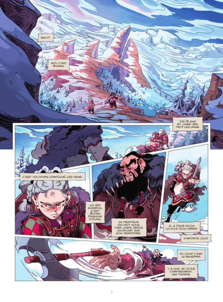 Skara chasseuse de monstres Glénat 2026 planche 3