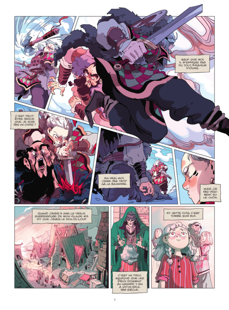 Skara chasseuse de monstres Glénat 2026 planche 4