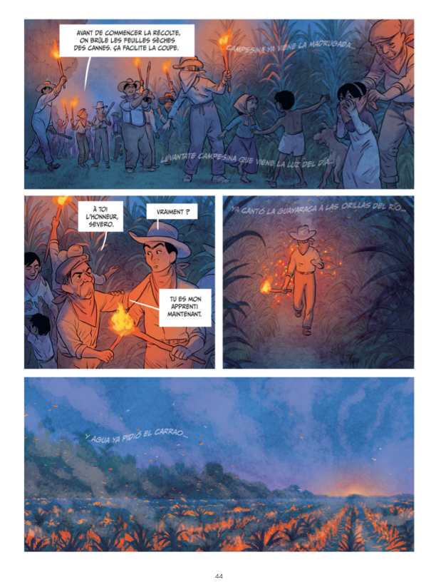 ©Sucre noir - Virginie Ollagnier et Ricard Efa - Le Lombard - 2026 - planche 44