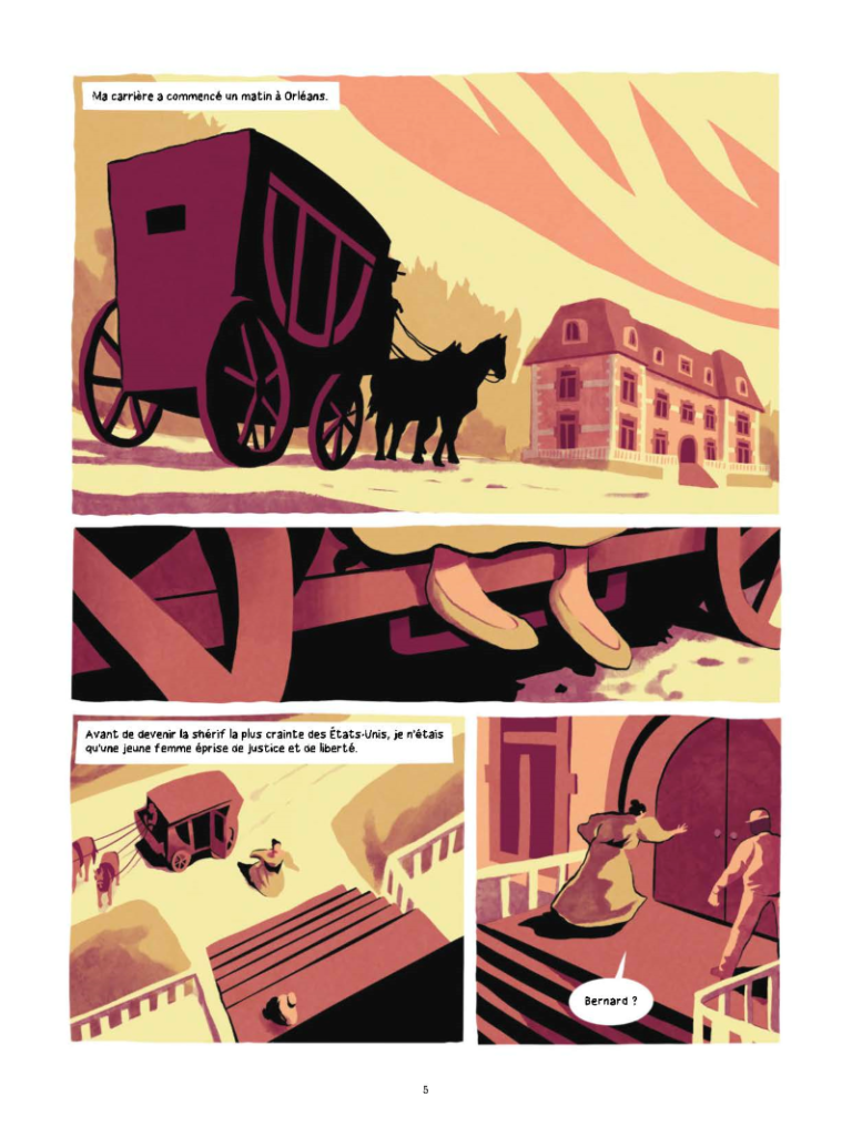 Cécile la shérif Casterman planche 5