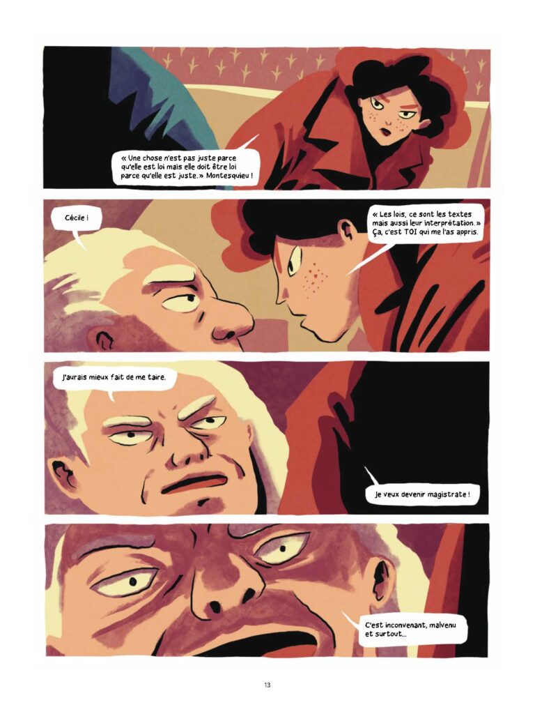 Cécile la shérif Casterman planche 13
