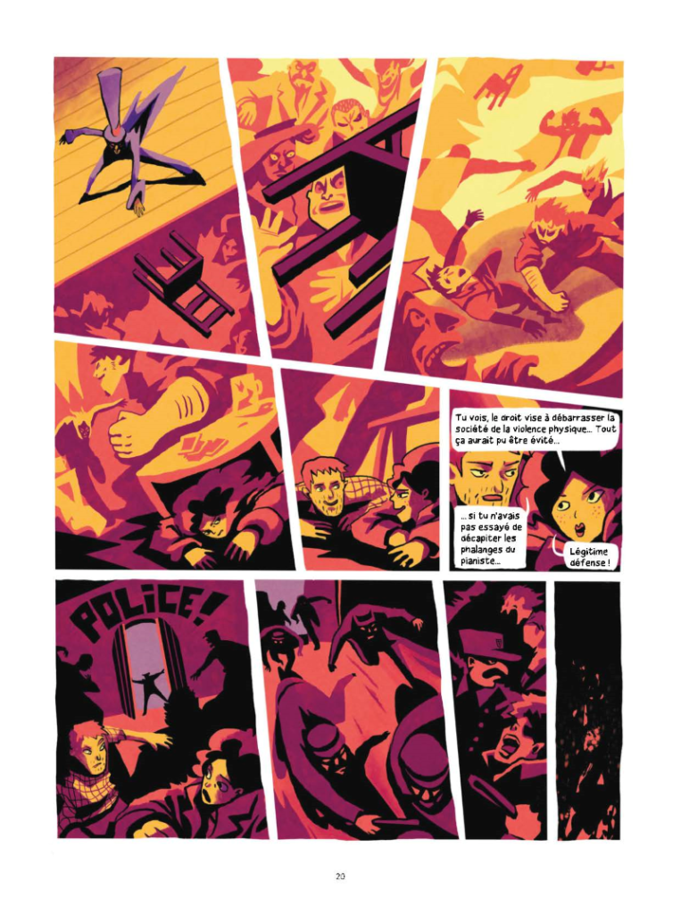 Cécile la shérif Casterman planche 20