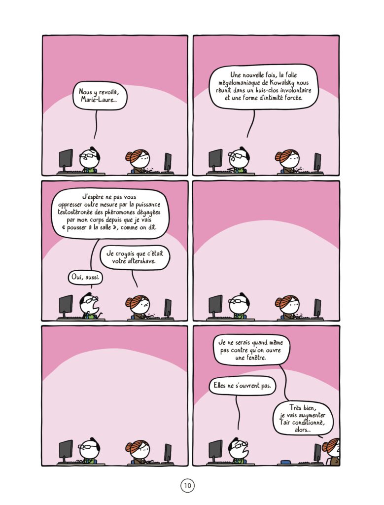 © Éditions Delcourt, 2026 - Amour, fascisme & CDD - Marc Dubuisson