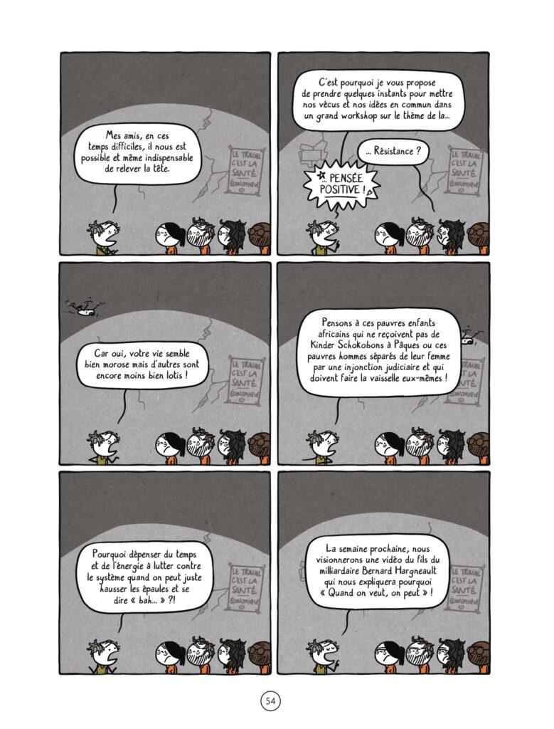 © Éditions Delcourt, 2026 - Amour, fascisme & CDD - Marc Dubuisson