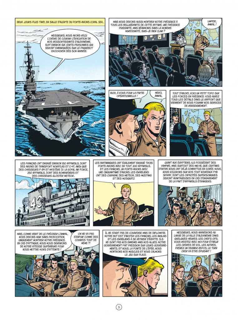 ©Dupuis - Buck Danny Classic : Mission Pharaon - Le Bras, Marniquet, Zumbiehl