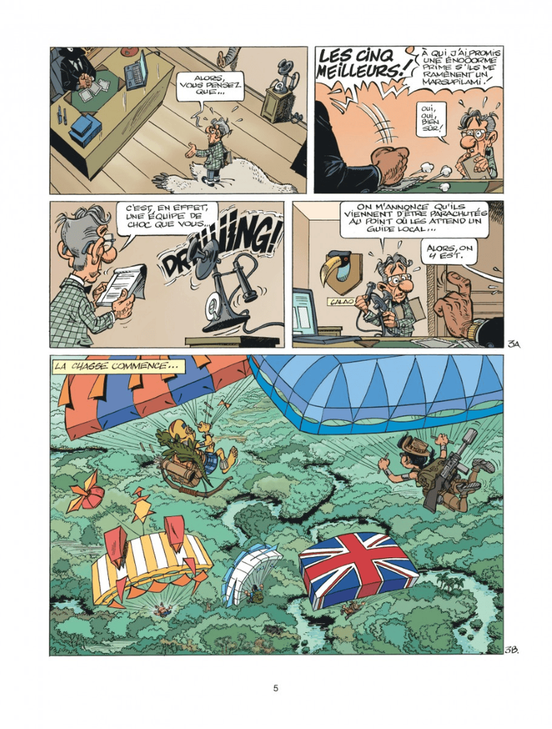 ©Dupuis 2026 - Marsupilami tome 35 : La dernière chasse - Kid, Ced, Batem