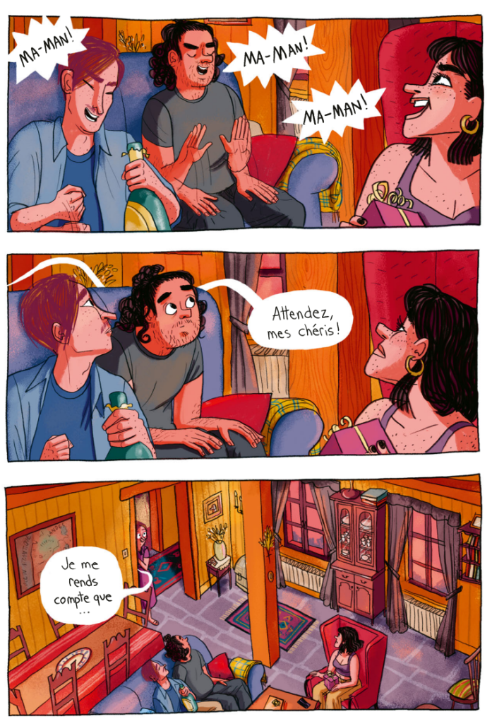 La nuit retrouvée Gallimard BD planche
