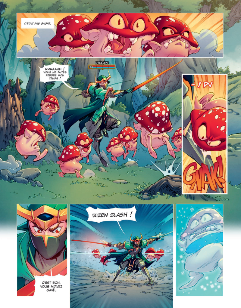 Pro-Gamer Niveau 1 : Une équipe de feu Le Lombard planche