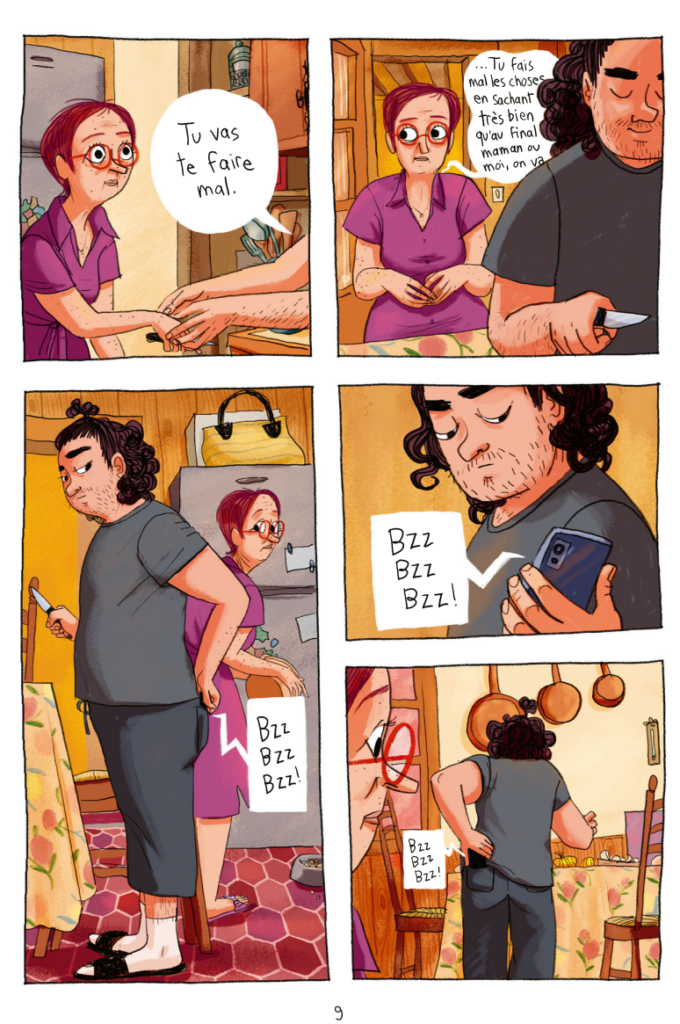 La nuit retrouvée Gallimard BD planche 9