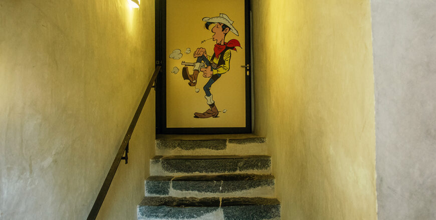 Maurice et Morris dans un château…