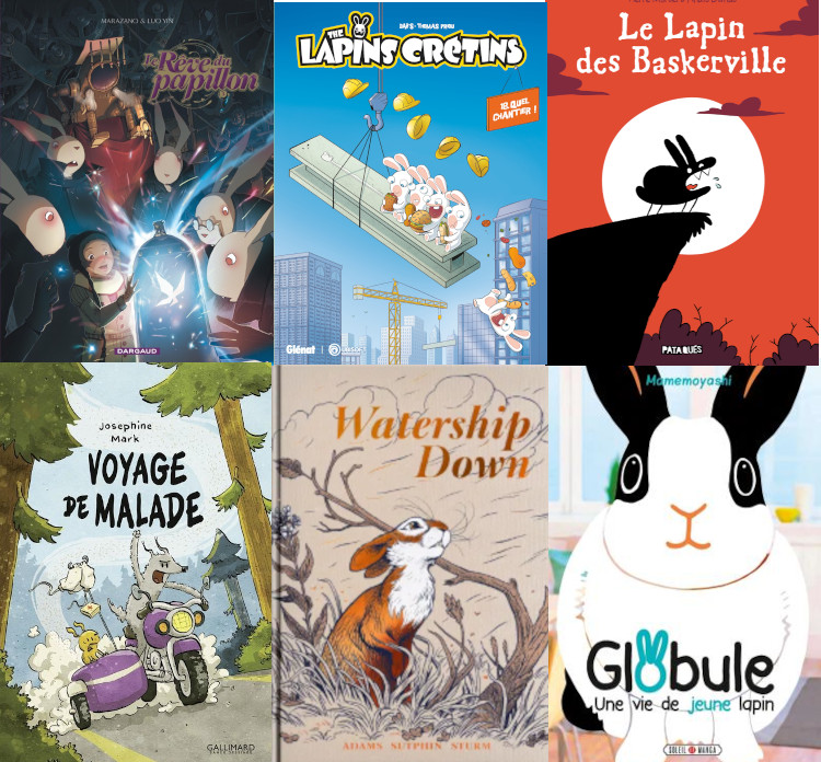 Sélection de bandes dessinées autour du thème du lapin
