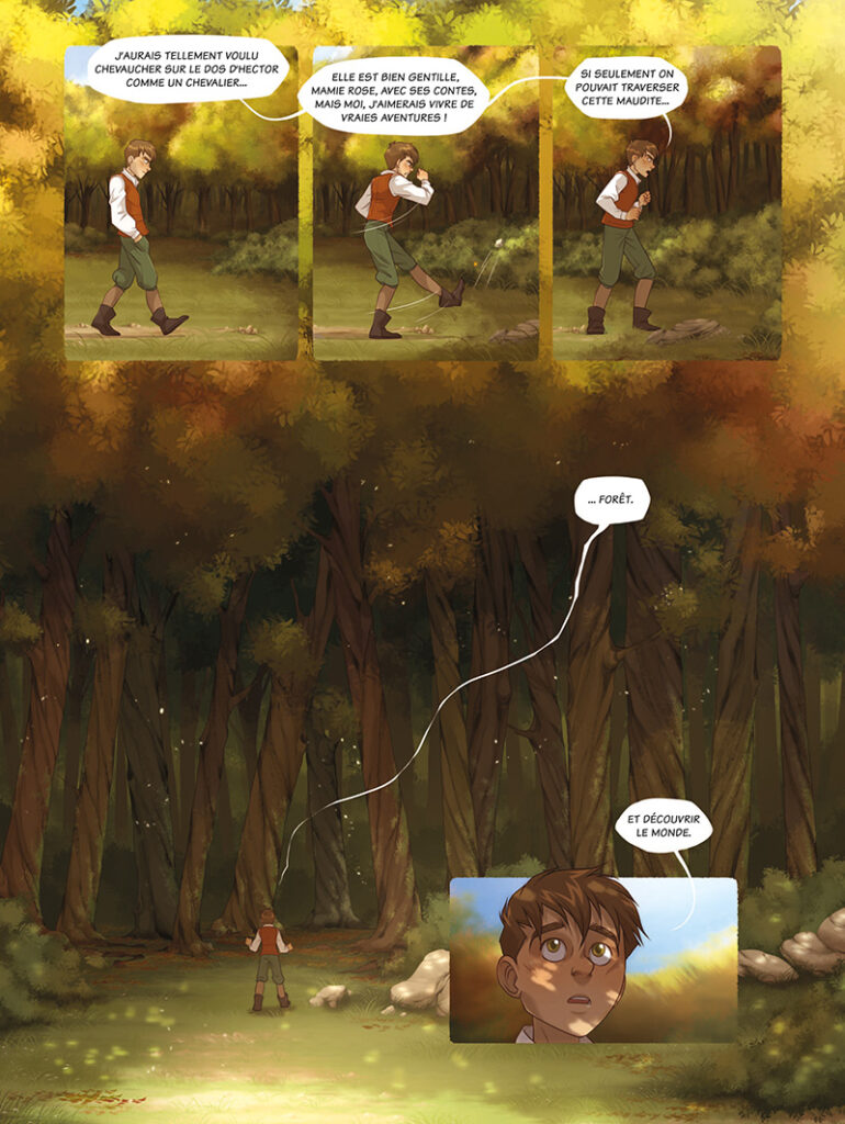 Pym et la forêt éternelle Dupuis planche