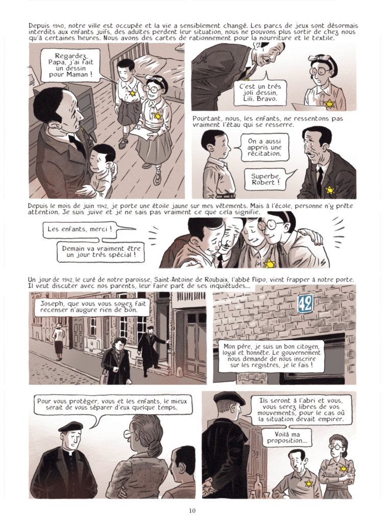 Lili toujours debout jusqu'au bout Glénat planche 10