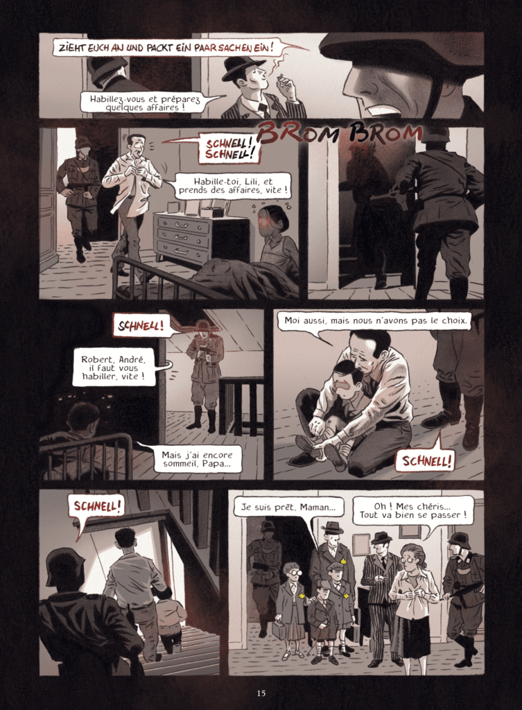 Lili toujours debout jusqu'au bout Glénat planche 15