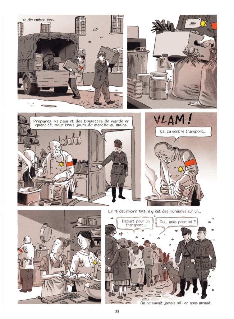 Lili toujours debout jusqu'au bout Glénat planche 35