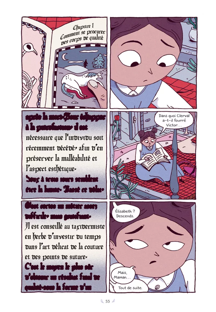 Mon copain Frankenstein Sarbacane planches 33.